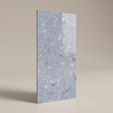 Fleck Viola Terrazzo, Light Grey, Terrazzo, Tiles - Vitrified - Full Body, 4 x 2 ft, 9 mm